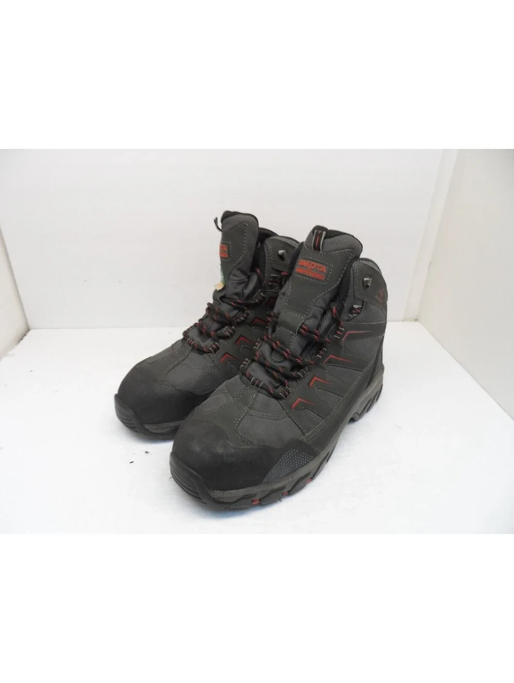 Dakota Men's 2127 Steel Toe Steel Plate WP Mid-Cut Safety Hiking Boots 10.5W/L